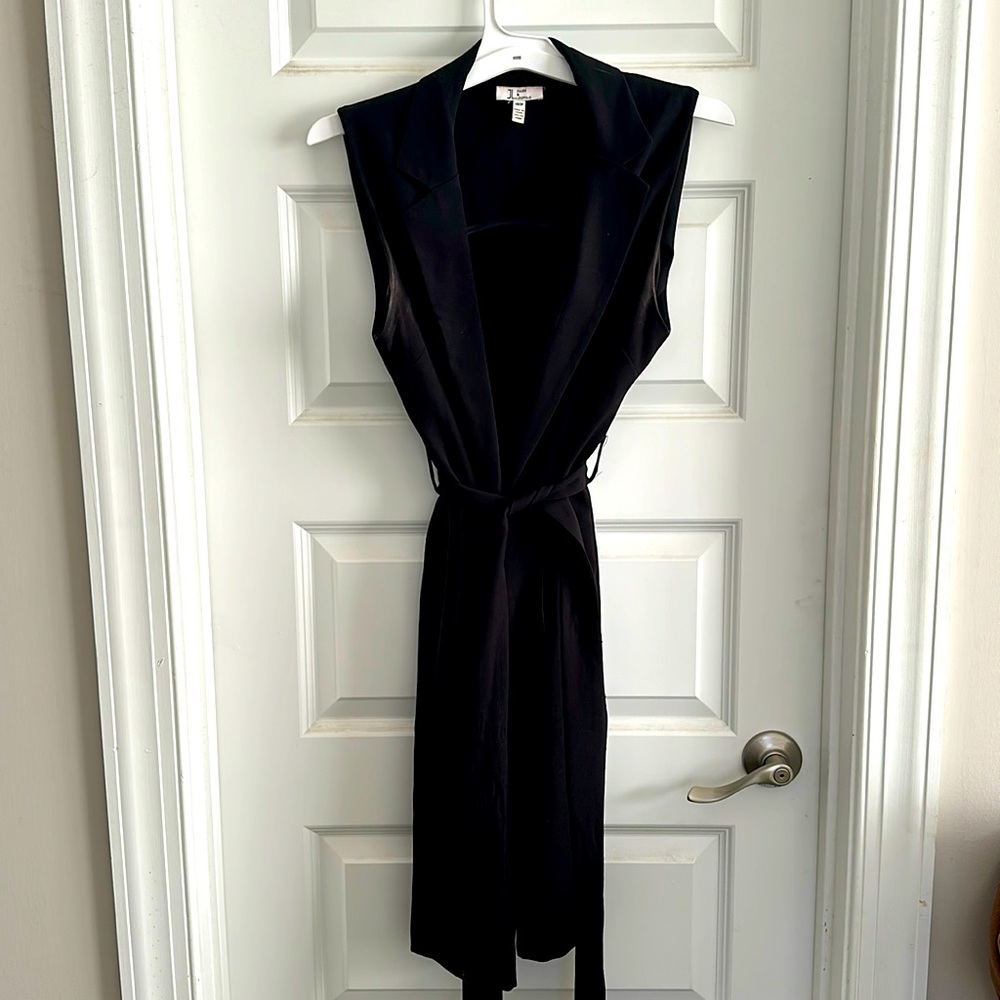 Jules & Leopold Long Sleeveless Blazer Vest XS